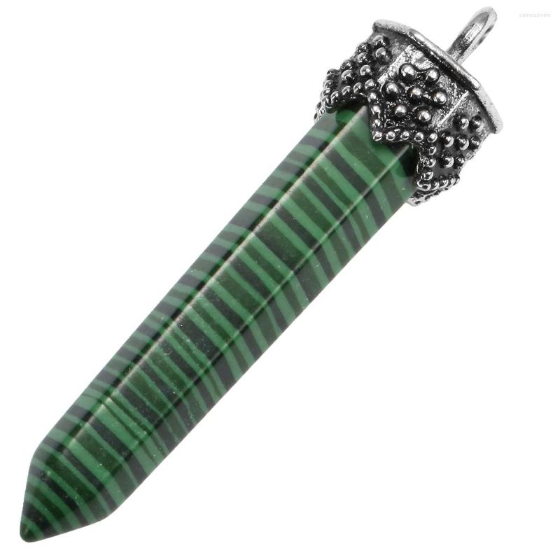 Pendant Necklaces Healing Reiki Amethyst Hexagonal Column Malachite Charms For Jewelry Making Diy Necklace Accessories
Pendant Necklaces Healing Reiki Amethyst Hexagonal Column Malachite Charms For Jewelry Making Diy Necklace Accessories