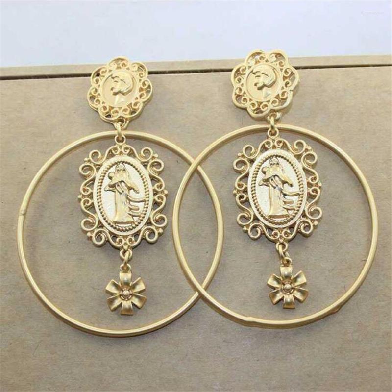 Dangle Earrings MHS.SUN Baroque Style Women Circle Drop Vintage Gold Color Girls Luxury Party Show Jewelry 1Pair
Dangle Earrings MHS.SUN Baroque Style Women Circle Drop Vintage Gold Color Girls Luxury Party Show Jewelry 1Pair