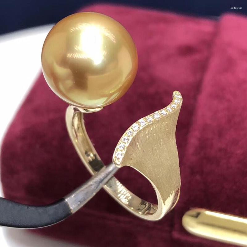 Cluster Rings Fine Jewelry 14K Yellow Gold Natural Ocean Golden Peals 11-12mm For Women Pearls
Cluster Rings Fine Jewelry 14K Yellow Gold Natural Ocean Golden Peals 11-12mm For Women Pearls