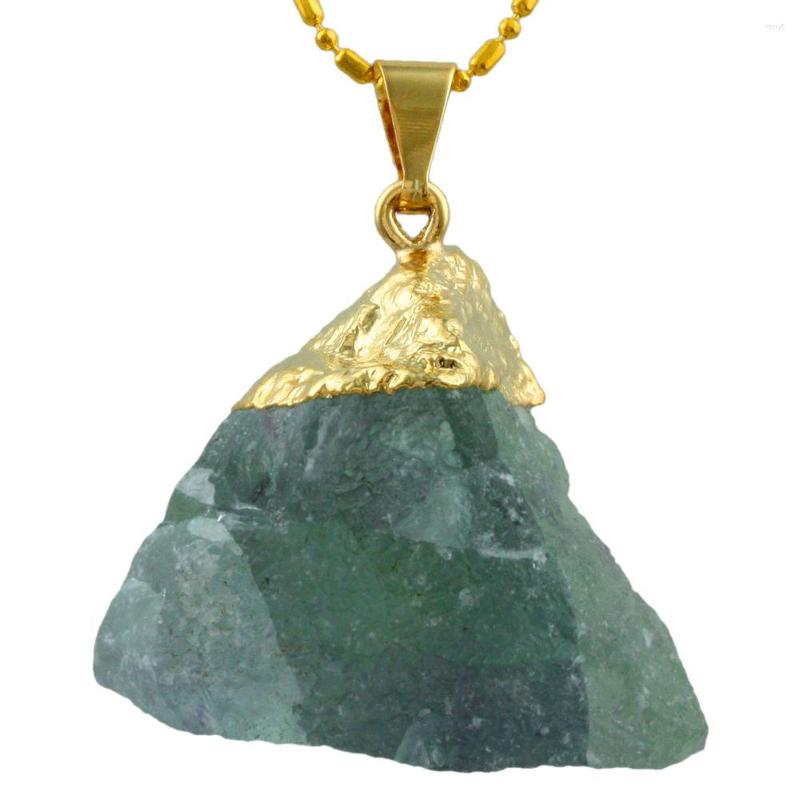 Pendant Necklaces TUMBEELLUWA Raw Natural Fluorite Crystal Chakra Reiki Stone Fit Necklace
Pendant Necklaces TUMBEELLUWA Raw Natural Fluorite Crystal Chakra Reiki Stone Fit Necklace
