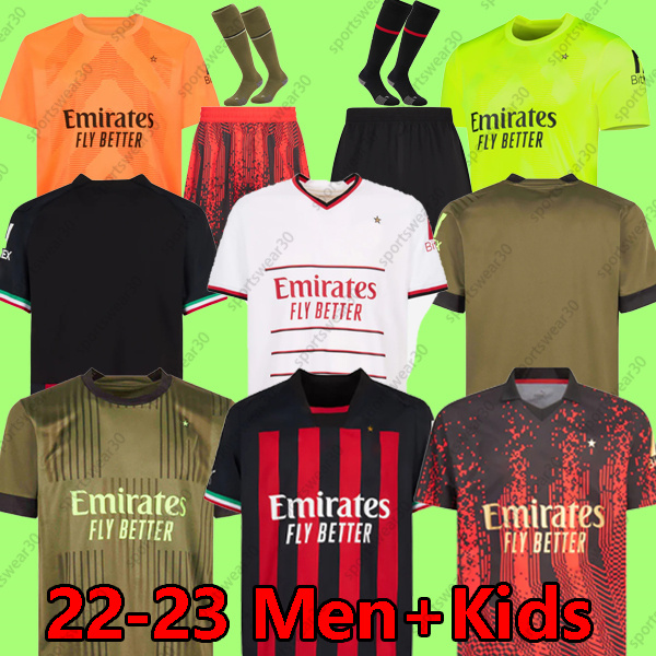 2023 4TH IBRAHIMOVIC GIROUD Soccer Jerseys 22 23 THEO BRAHIM TONALI ROMAGNOLI R.LEAO S.CASTILLEJO KESSIE SAELEMAEKERS Football Shirt AC MILANS uniform Men kids kit
2023 4TH IBRAHIMOVIC GIROUD Soccer Jerseys 22 23 THEO BRAHIM TONALI ROMAGNOLI R.LEAO S.CASTILLEJO KESSIE SAELEMAEKERS Football Shirt AC MILANS uniform Men kids kit