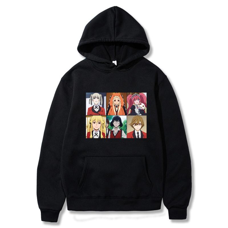 Men's Hoodies & Sweatshirts Anime Kakegurui Hoodie Funny Manga Print Sweatshirt Japanese Style Harajuku Streetwear Women Causal Tops Unisex, Black
Men's Hoodies & Sweatshirts Anime Kakegurui Hoodie Funny Manga Print Sweatshirt Japanese Style Harajuku Streetwear Women Causal Tops Unisex, Black