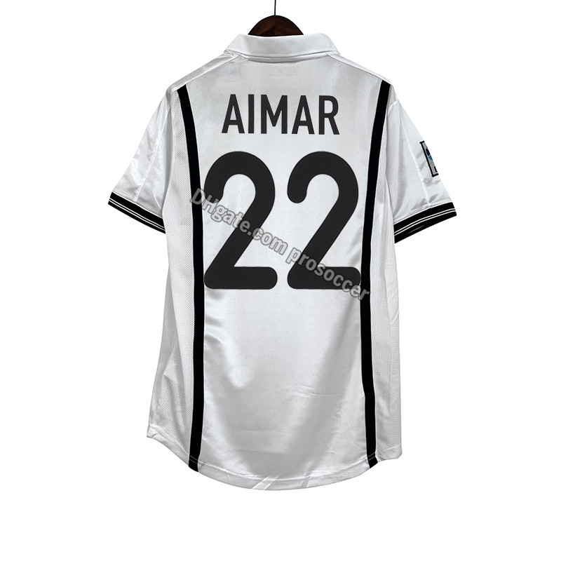 Retro Valencia 2000/01 Soccer Jerseys Deschamps Aimar Vintage Shirt Classic Kit, 00-01 home
Retro Valencia 2000/01 Soccer Jerseys Deschamps Aimar Vintage Shirt Classic Kit, 00-01 home