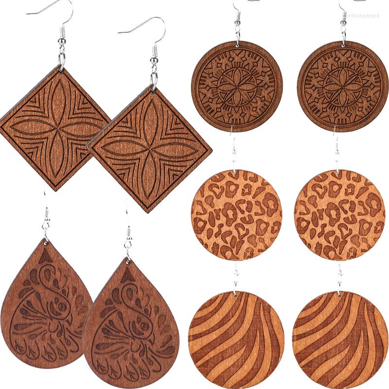 Dangle Earrings Fashion Leopard Zebra Laser Carved Wooden Drop Round Wood Statement Women Lady Jewelry Gift
Dangle Earrings Fashion Leopard Zebra Laser Carved Wooden Drop Round Wood Statement Women Lady Jewelry Gift