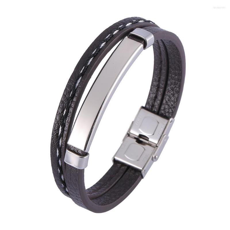 Charm Bracelets Titanium Steel Magnetic Buckle Multilayer Leather Braided Bracelet Sailor Rope Stainless PU Men's
Charm Bracelets Titanium Steel Magnetic Buckle Multilayer Leather Braided Bracelet Sailor Rope Stainless PU Men's