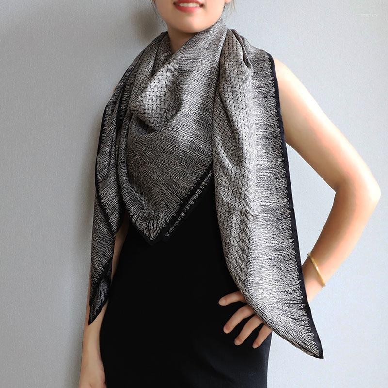 Scarves Gray Small Fragrant Woven Sand Washed Twill Silk Mulberry 140 Large Square Scarf Spring And Autumn Shawl
Scarves Gray Small Fragrant Woven Sand Washed Twill Silk Mulberry 140 Large Square Scarf Spring And Autumn Shawl