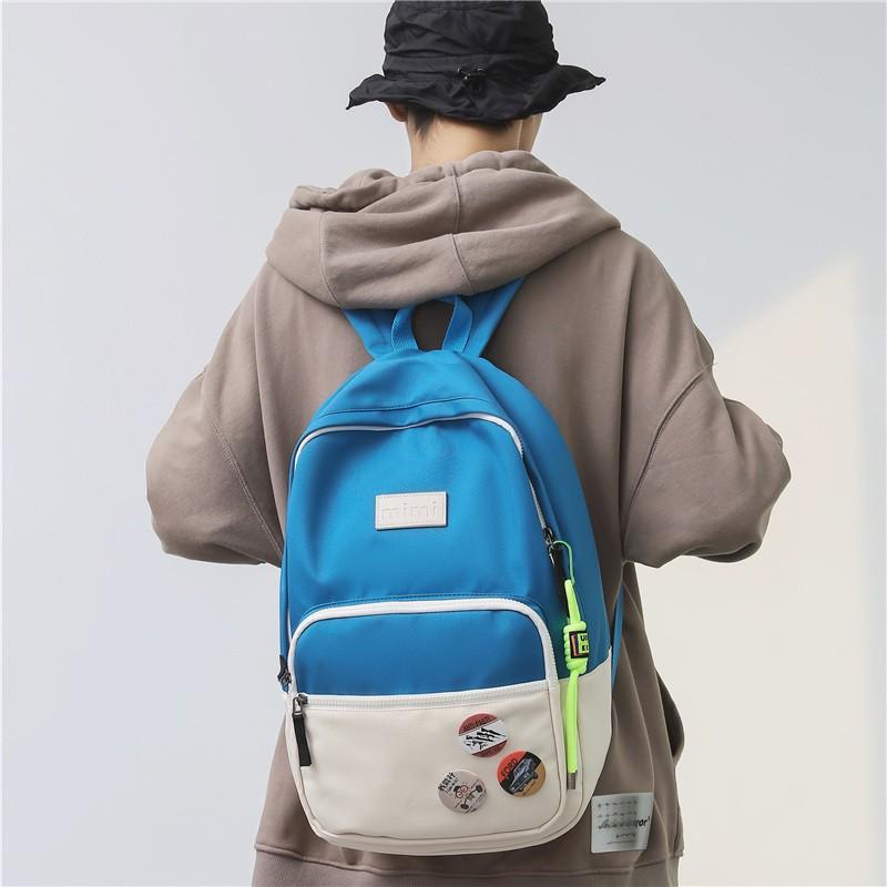 Backpack Nylon Men 2023 Trend Contrast Color School Bag For Girls Large Capacity Couple Travel Backpacks Waterproof Knapsack, Black
Backpack Nylon Men 2023 Trend Contrast Color School Bag For Girls Large Capacity Couple Travel Backpacks Waterproof Knapsack, Black