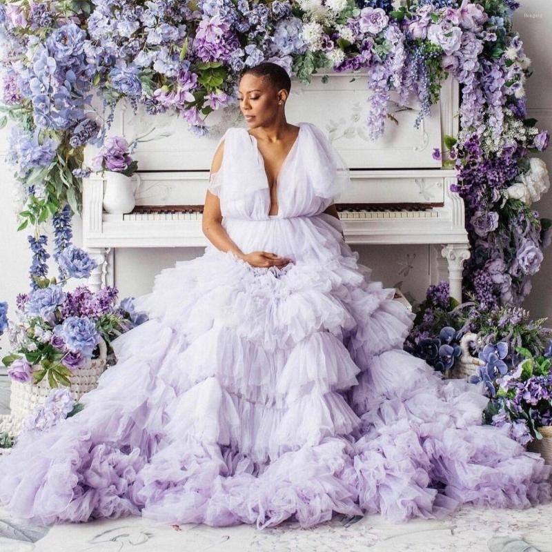Party Dresses Plunge Neck Women Prom Tiered Ruffles Maternity Dress For Poshoot Birthday Baby Shower Gown, Pink
Party Dresses Plunge Neck Women Prom Tiered Ruffles Maternity Dress For Poshoot Birthday Baby Shower Gown, Pink