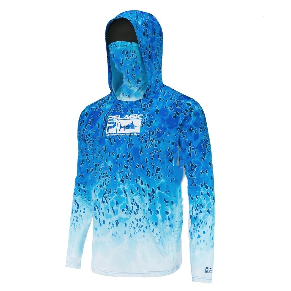 Outdoor T-Shirts Summer Pelagic Performance Fishing Shirts Men's Long Sleeve Uv Protection Mask Fishing Hooded Shirts Upf 50 Hiking Clothing 230419
Outdoor T-Shirts Summer Pelagic Performance Fishing Shirts Men's Long Sleeve Uv Protection Mask Fishing Hooded Shirts Upf 50 Hiking Clothing 230419