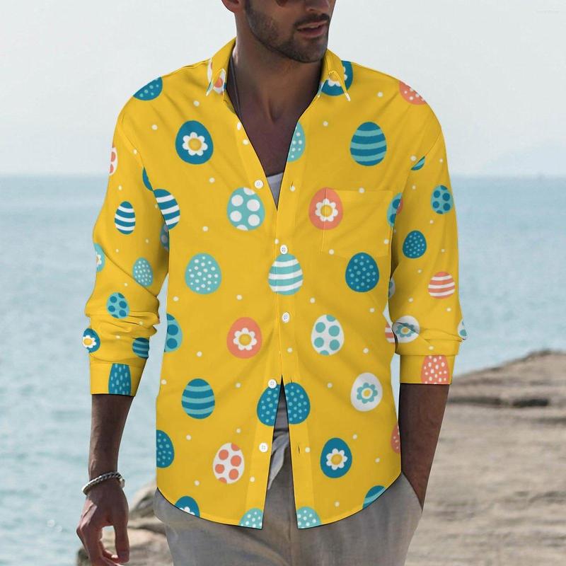 Men' Casual Shirts Easter Egg Bombs Man Colorful Print Shirt Long Sleeve Novelty Harajuku Blouses Spring Custom Top Big Size 3XL 4XL, Style-13
Men' Casual Shirts Easter Egg Bombs Man Colorful Print Shirt Long Sleeve Novelty Harajuku Blouses Spring Custom Top Big Size 3XL 4XL, Style-13