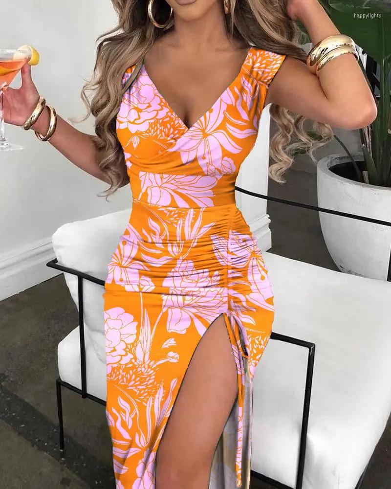 Casual Dresses Summer Women Dress V-Neck Sling Open Back Sexy Sleeveless Fashion Boho Beach High Slit Maxi 2023, Blue
Casual Dresses Summer Women Dress V-Neck Sling Open Back Sexy Sleeveless Fashion Boho Beach High Slit Maxi 2023, Blue