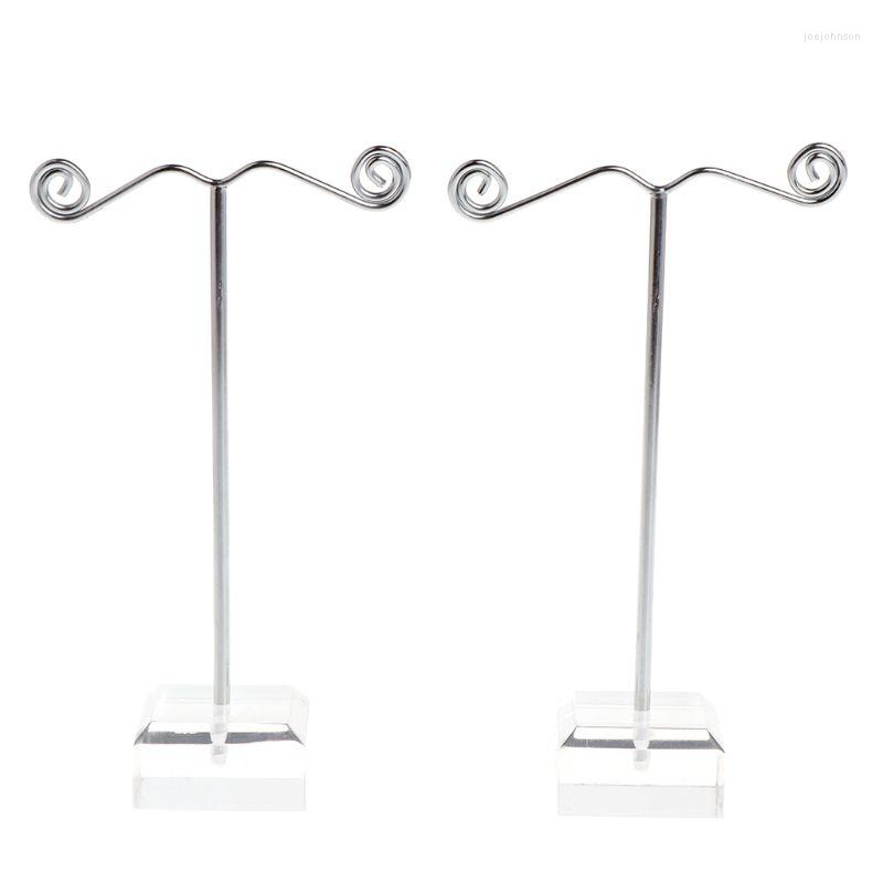 Jewelry Pouches 2 Pcs/Set Earrings Shelf Wire Hook Stand Holder Display Showcase Rack Organizer Acrylic Base Decoration Show Wave T
Jewelry Pouches 2 Pcs/Set Earrings Shelf Wire Hook Stand Holder Display Showcase Rack Organizer Acrylic Base Decoration Show Wave T