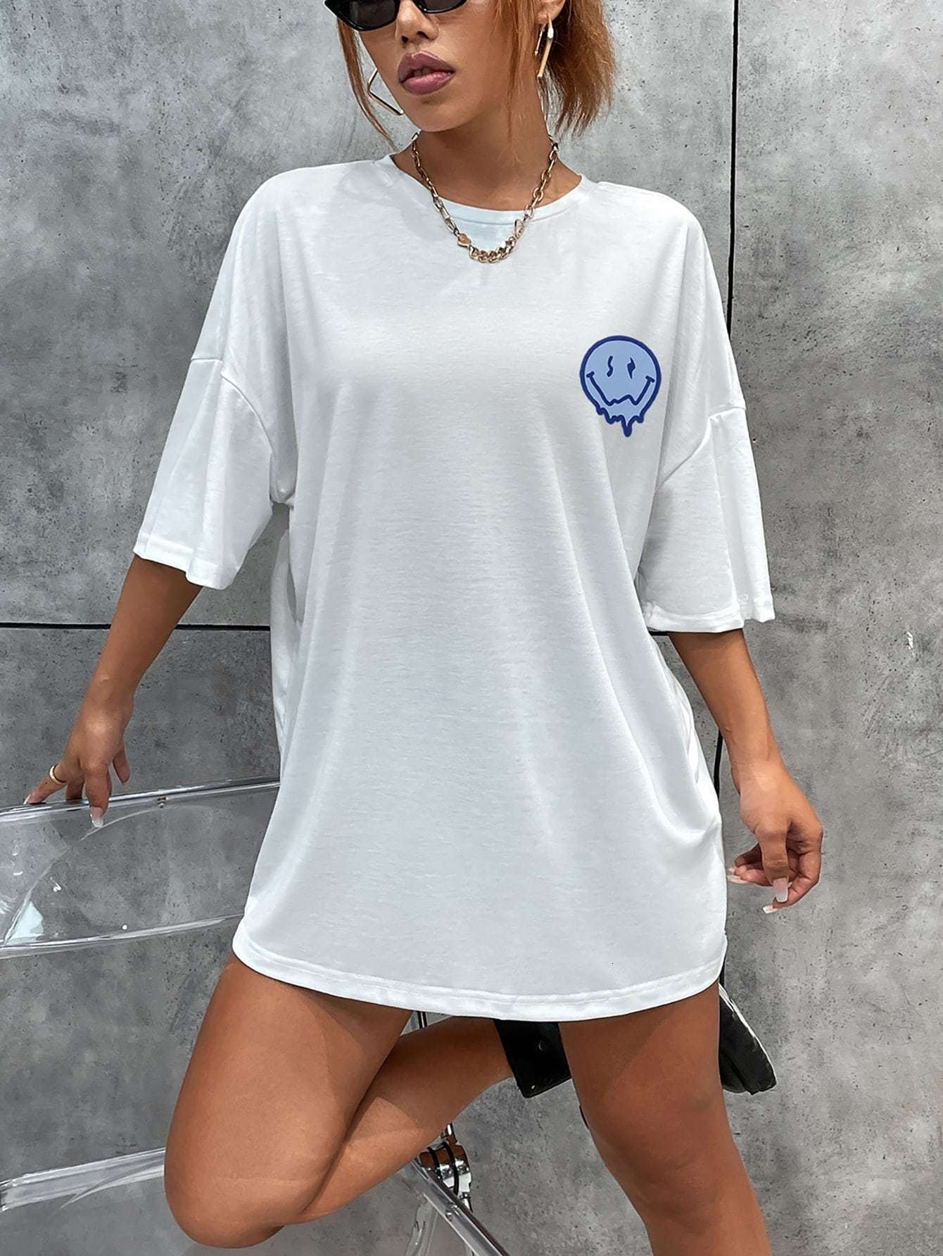 Womens TShirt Enjoy The Little Things Slogan Letter Printed Women TShirts Oversize Loose Clothing ONeck Breathable Cotton Short Sleeves 230420