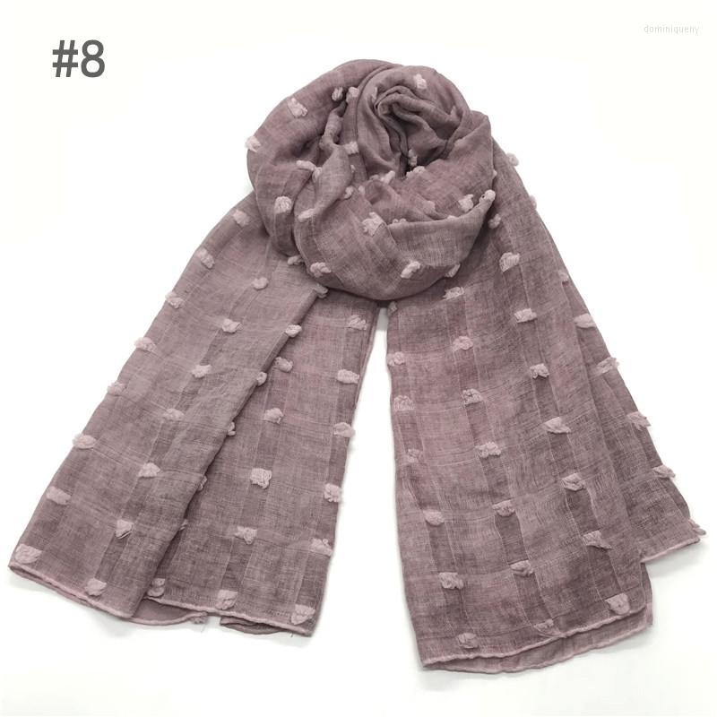 Scarves 1PC Fashion Plaid Viscose Women's Hijab Solid Color Scarf Design Head Wraps Long Shawls Wholesale Factory
Scarves 1PC Fashion Plaid Viscose Women's Hijab Solid Color Scarf Design Head Wraps Long Shawls Wholesale Factory