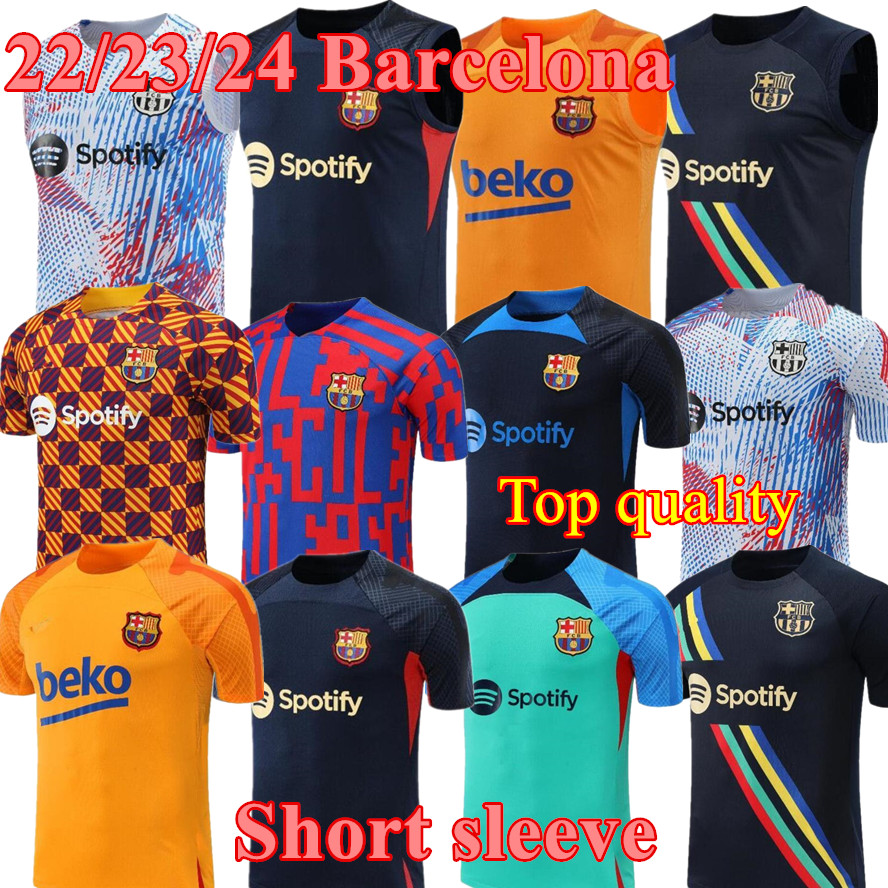 2023 Barcelona Tracksuits soccer shirts Jerseys ANSU FATI training suit wear football 23/24 new Barcelona Short sleeve Tracksuit AUBA PEDRI GAVI man Tank Top quality, Kids away+socks
2023 Barcelona Tracksuits soccer shirts Jerseys ANSU FATI training suit wear football 23/24 new Barcelona Short sleeve Tracksuit AUBA PEDRI GAVI man Tank Top quality, Kids away+socks