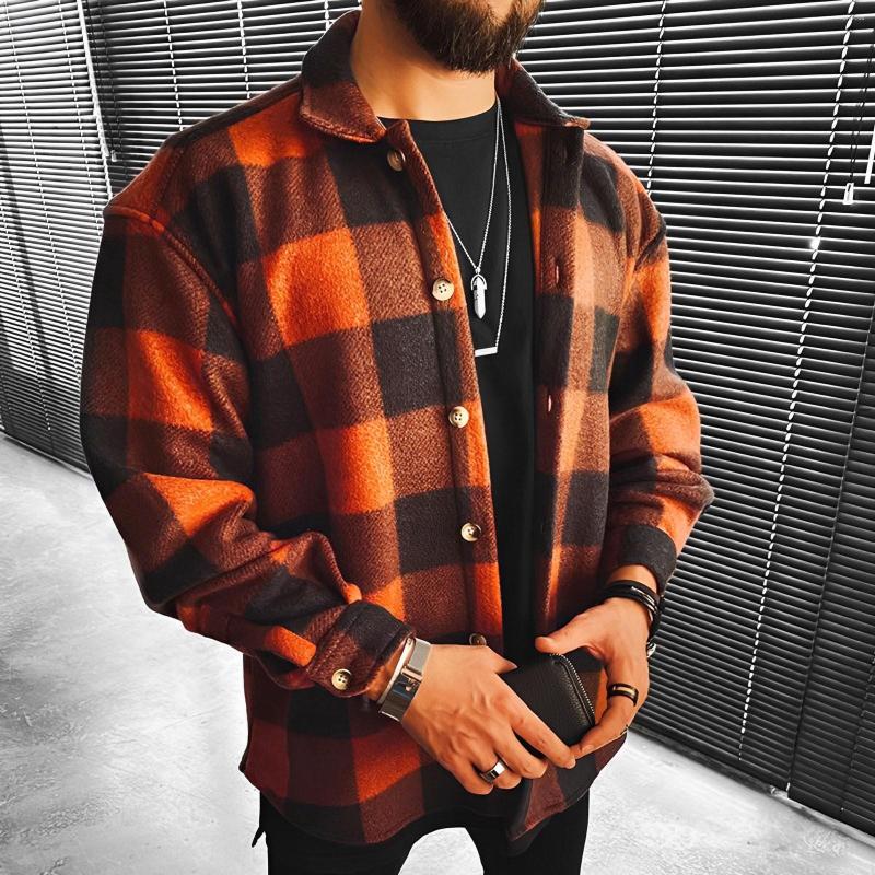 Men's Casual Shirts Fashion Orange Plaid Male Masculina Autumn Winter Luxury Long Sleeve Shirt Men Soft Comfort Cotton Chemise Homme, C-green
Men's Casual Shirts Fashion Orange Plaid Male Masculina Autumn Winter Luxury Long Sleeve Shirt Men Soft Comfort Cotton Chemise Homme, C-green