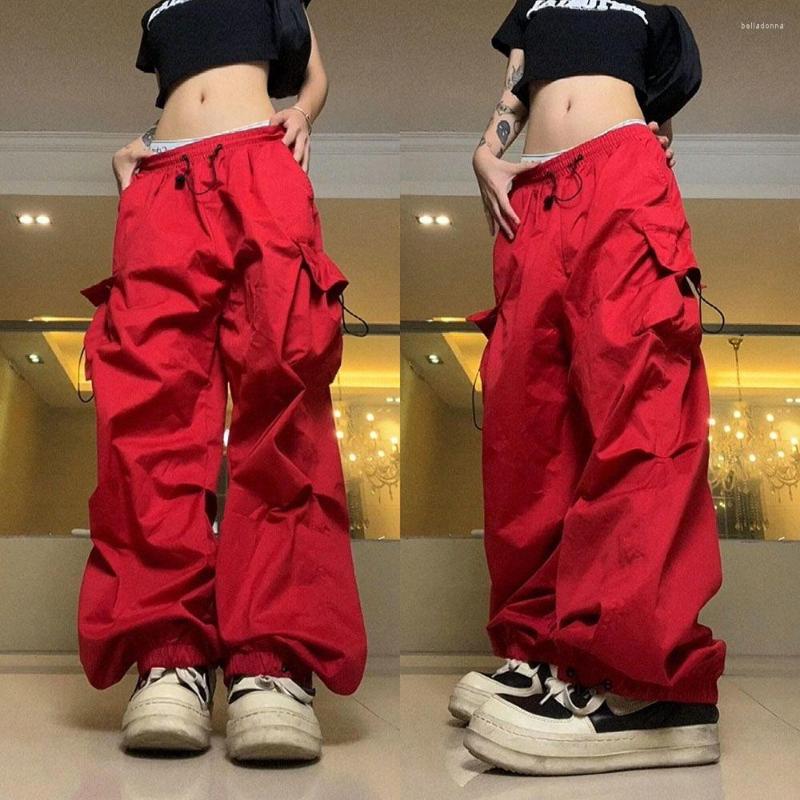 Women's Pants Spring Street Casual Pocket Solid Color High Waist Harem Women Clothes Trend Lacing Elastic Cargo Femme Chinese Style, Black
Women's Pants Spring Street Casual Pocket Solid Color High Waist Harem Women Clothes Trend Lacing Elastic Cargo Femme Chinese Style, Black