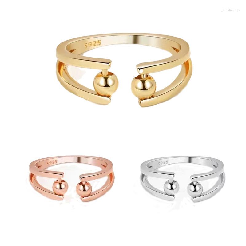 Wedding Rings Fidget Spinner Beads For Women Rotating Band Relaxation Anti Stress Anxiety Finger Ring Jewelry Gifts Daughter
Wedding Rings Fidget Spinner Beads For Women Rotating Band Relaxation Anti Stress Anxiety Finger Ring Jewelry Gifts Daughter