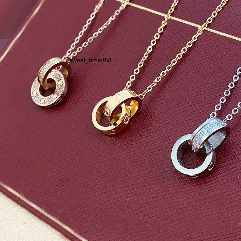 Fashion Desinger Pendant Necklace Women Men Sky Star Double Ring Necklaces Fashion Jewelry 30kc
Fashion Desinger Pendant Necklace Women Men Sky Star Double Ring Necklaces Fashion Jewelry 30kc