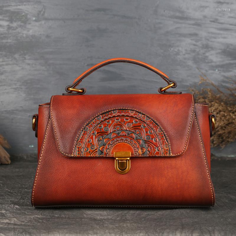 Evening Bags Genuine Leather Messenger Top Handle Bag Handbag For Women Retro Totem Pattern Embossed Female Shoulder Cross Body Tote, Black
Evening Bags Genuine Leather Messenger Top Handle Bag Handbag For Women Retro Totem Pattern Embossed Female Shoulder Cross Body Tote, Black