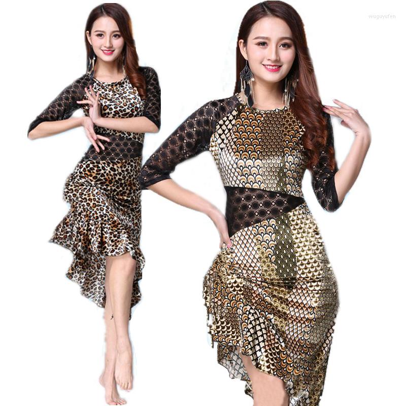 Stage Wear Leopard Grain Latin Dance Dress For Women Lady International Standard Ballroom Cha Salsa Dancing Dresses, Serpentine
Stage Wear Leopard Grain Latin Dance Dress For Women Lady International Standard Ballroom Cha Salsa Dancing Dresses, Serpentine