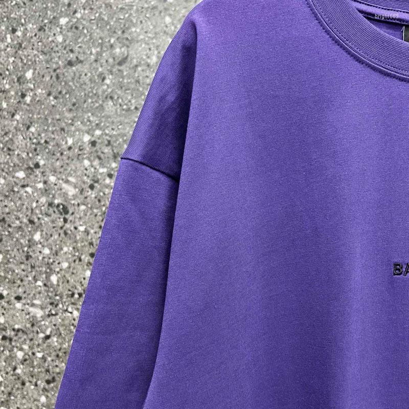 Men's T Shirts High-quality Male And Female Same Style Embroidered Letter T-shirt Casual All-match Couple Short-sleeved Top, Purple
Men's T Shirts High-quality Male And Female Same Style Embroidered Letter T-shirt Casual All-match Couple Short-sleeved Top, Purple
