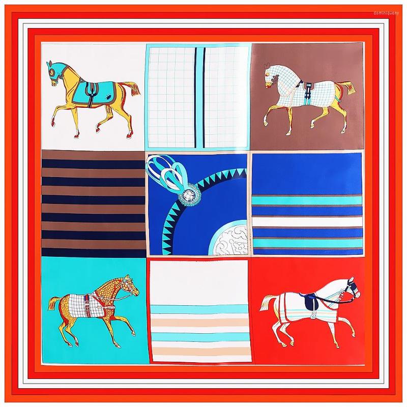 Scarves Silk Satin Square Scarf Women Hijabs Bandana Headband Ladies Shawls Bag Wrap Horse Neckerchief Foulard 90 90cm
Scarves Silk Satin Square Scarf Women Hijabs Bandana Headband Ladies Shawls Bag Wrap Horse Neckerchief Foulard 90 90cm
