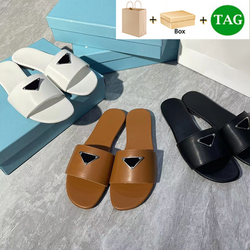 with box fashion womens Slippers leather logo Triangle Chunky plaque slides black brown white luxury women summer beach flats sandals size 35-42, 01 black
with box fashion womens Slippers leather logo Triangle Chunky plaque slides black brown white luxury women summer beach flats sandals size 35-42, 01 black