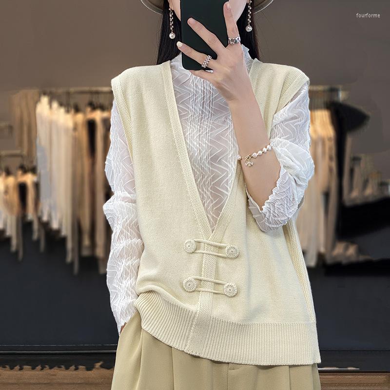 Women's Vests Casual Vintage Women Knitted Vest V-neck Loose Outwwear Sweater Solid Color Spring Autumn Sleeveless Cardigan Tank Top, Khaki-1pc vest
Women's Vests Casual Vintage Women Knitted Vest V-neck Loose Outwwear Sweater Solid Color Spring Autumn Sleeveless Cardigan Tank Top, Khaki-1pc vest