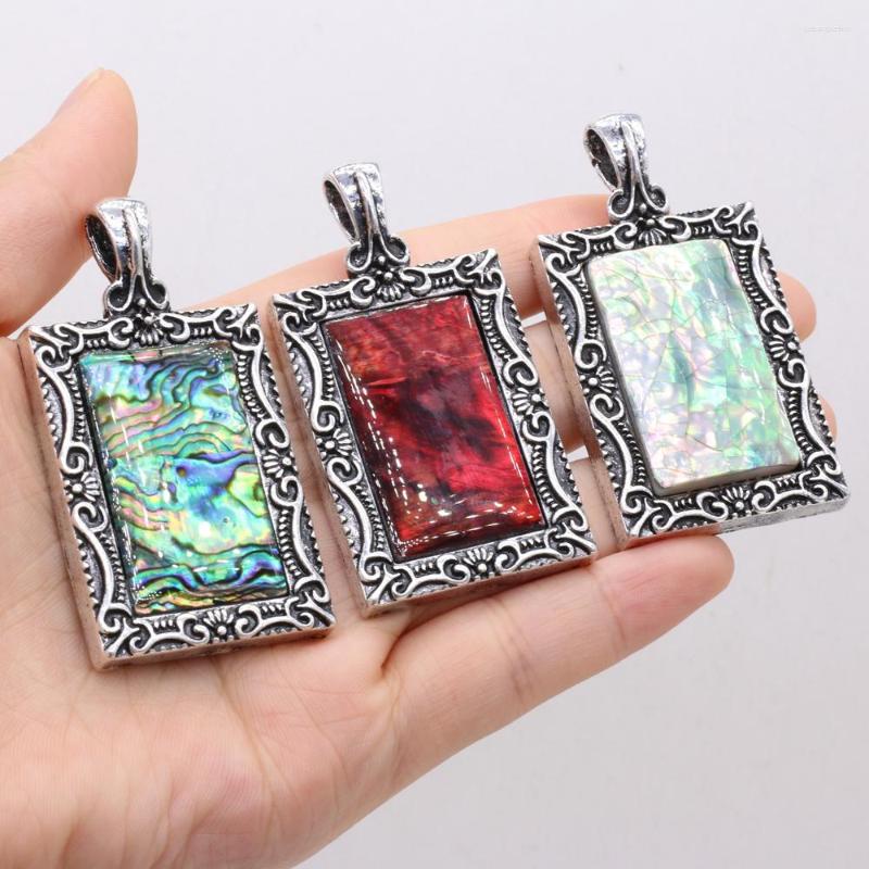 Pendant Necklaces Colorful Natural Freshwater Shell Alloy Rectangular Used For Jewelry Making DIY Necklace Bracelet Accessories
Pendant Necklaces Colorful Natural Freshwater Shell Alloy Rectangular Used For Jewelry Making DIY Necklace Bracelet Accessories
