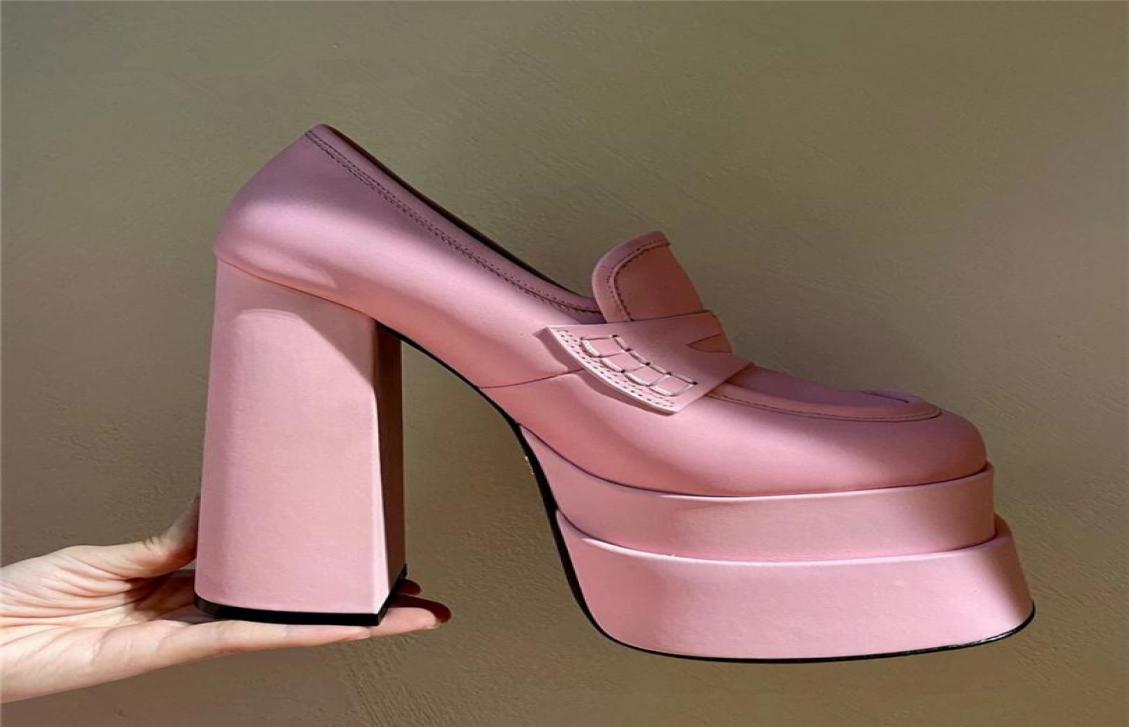 2022 Spring Women Dress Shoes Duble Platform Pumps Top Quality Genuine Leather Chunky High Heels Sexy Square Toe Calfskin Pumps Fo3872914, Pink
2022 Spring Women Dress Shoes Duble Platform Pumps Top Quality Genuine Leather Chunky High Heels Sexy Square Toe Calfskin Pumps Fo3872914, Pink