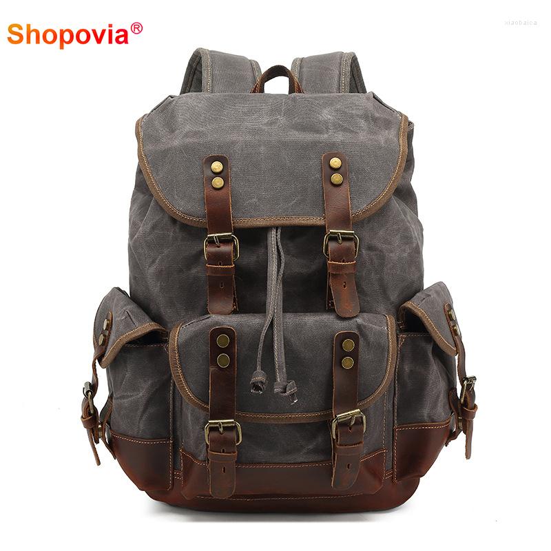 Backpack Men's Outdoor Casual Waterproof Student Bag Large Capacity Travel Canvas Leather Cimbing Female Bags For Women, Black a
Backpack Men's Outdoor Casual Waterproof Student Bag Large Capacity Travel Canvas Leather Cimbing Female Bags For Women, Black a