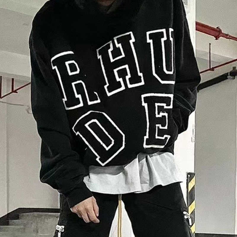 Designer Clothing Hoodies Fashion Sweatshirts Rhude Towel Embroidery Letter Embroidery Loose Autumn Winter Terry Hoodie Sweater Male Streetwear jacket, Shipping fee
Designer Clothing Hoodies Fashion Sweatshirts Rhude Towel Embroidery Letter Embroidery Loose Autumn Winter Terry Hoodie Sweater Male Streetwear jacket, Shipping fee