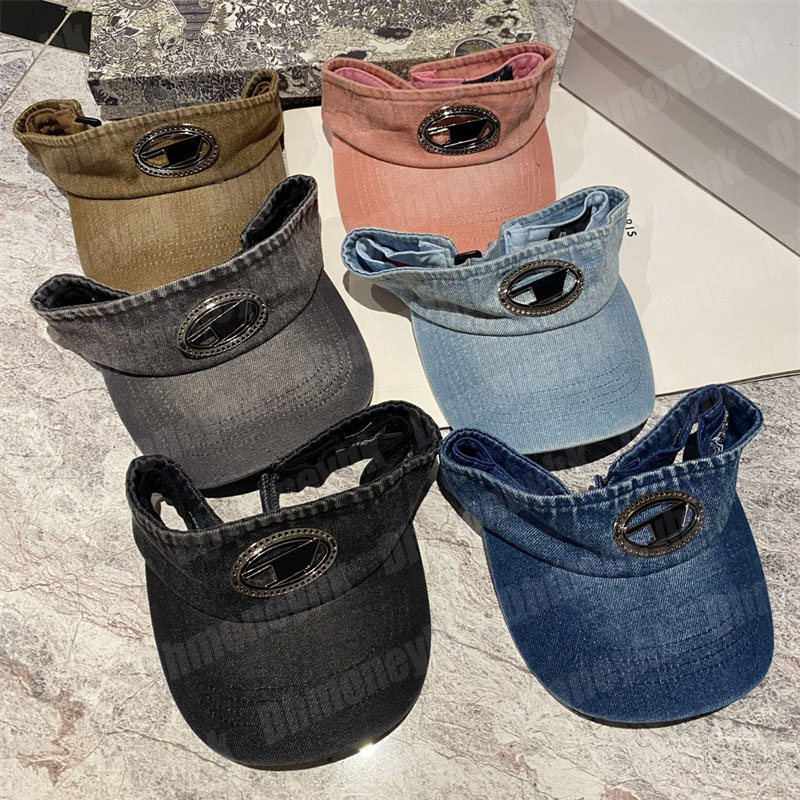 Summer Visor Cowboy Denim Topless Ball Caps Designer Visors Women Mens Street Hats Top Empty Baseball Cap Make Old Vintage Sport Hat Bonnets, Black
Summer Visor Cowboy Denim Topless Ball Caps Designer Visors Women Mens Street Hats Top Empty Baseball Cap Make Old Vintage Sport Hat Bonnets, Black