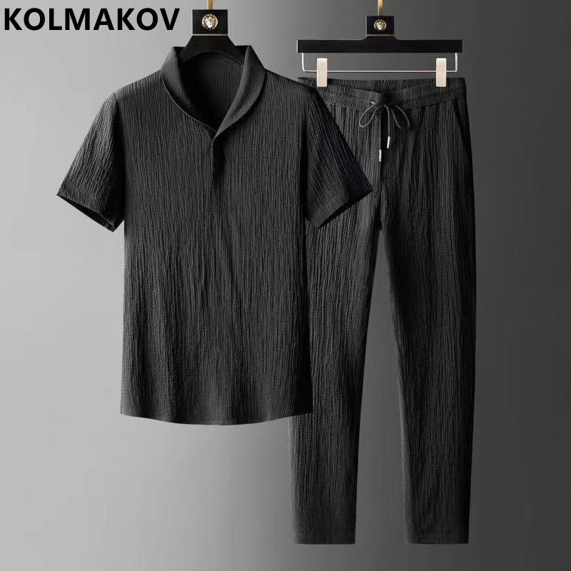 Mens Tracksuits Summer Mens Classic Solid Color Sports Suit Mens Casual Loose Large Size Breathable HighQuality TwoPiece Set M4XL 230419, White
Mens Tracksuits Summer Mens Classic Solid Color Sports Suit Mens Casual Loose Large Size Breathable HighQuality TwoPiece Set M4XL 230419, White