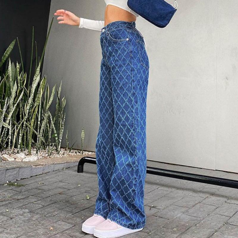 Women' Jeans Fashion Y2K Spliced Patchwork Print Denim Streetwear Blue High Waist Baggy Jean Retro Mom Boyfriend Cargo Trousers
Women' Jeans Fashion Y2K Spliced Patchwork Print Denim Streetwear Blue High Waist Baggy Jean Retro Mom Boyfriend Cargo Trousers