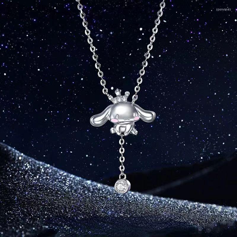 Chains Cartoon Necklace For Women Rhinestone Dogs Pendant Necklaces Woman High Quality Trend Silver Color Korean Fashion Lovers Gift
Chains Cartoon Necklace For Women Rhinestone Dogs Pendant Necklaces Woman High Quality Trend Silver Color Korean Fashion Lovers Gift