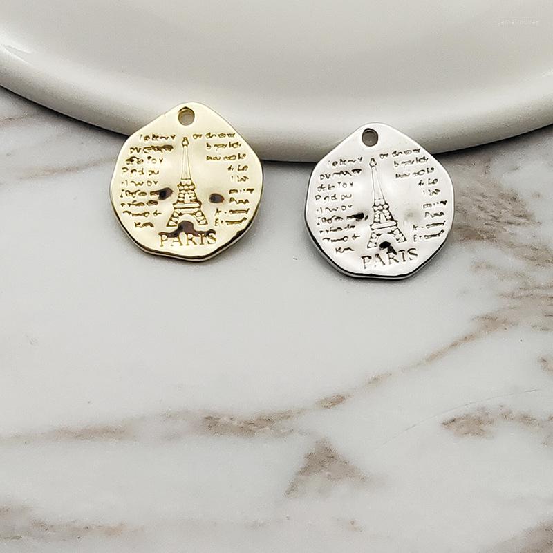 Charms MRHUANG 10pcs/lot 18mm Paris Tower Gold-Color Silver-Color Metal Pendant Fashion Jewelry Accessories For DIY Craft
Charms MRHUANG 10pcs/lot 18mm Paris Tower Gold-Color Silver-Color Metal Pendant Fashion Jewelry Accessories For DIY Craft
