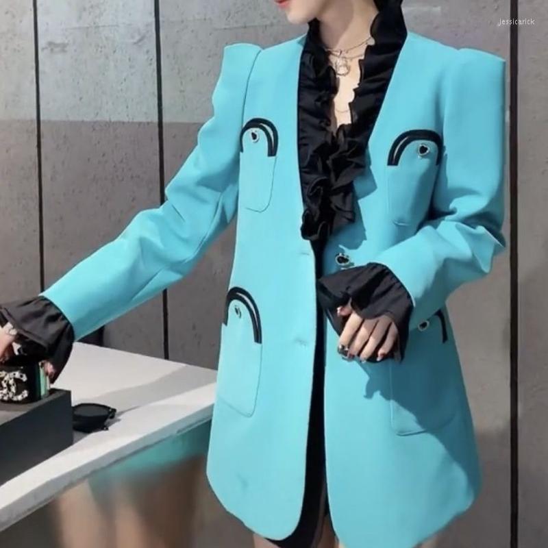 Women's Suits Insozkdg Fashion Suit Jacket Female Spring And Autumn 2023 High-Grade Fragrance Wood Ear Slim Blazer Top Office Lady Coats, Black
Women's Suits Insozkdg Fashion Suit Jacket Female Spring And Autumn 2023 High-Grade Fragrance Wood Ear Slim Blazer Top Office Lady Coats, Black