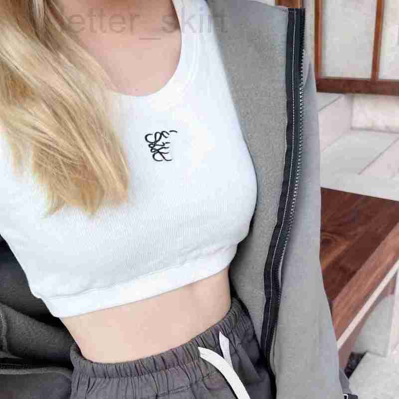 Women' Tanks & Camis designer 22 Summer New Logo Embroidery Stretch Sports Short Open Umbilical Knitted Tank Top ILD1, Long white
Women' Tanks & Camis designer 22 Summer New Logo Embroidery Stretch Sports Short Open Umbilical Knitted Tank Top ILD1, Long white
