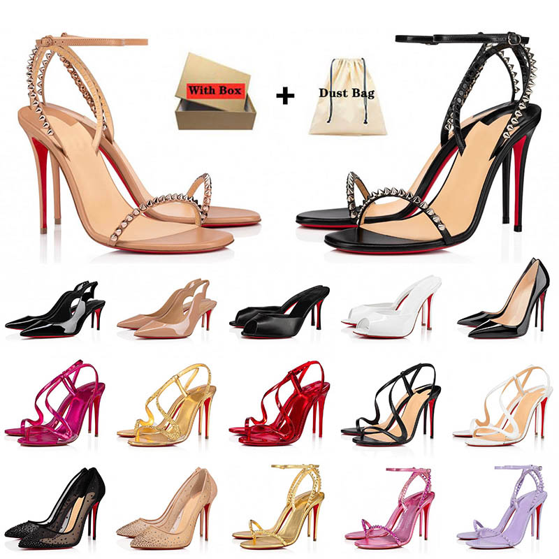 Christians louboutins red bottoms high heels With Box Luxurys Pumps Slingback Heel Designer  Women Bottom Loafers Shoe