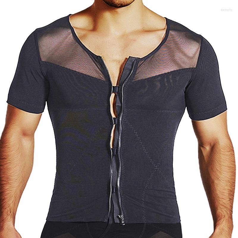 Men's Body Shapers Mesh Zipper Undershirts And Seamless Slim Tops Hooks Underwear Men Compression Wear Shaper Control Under Breathable
Men's Body Shapers Mesh Zipper Undershirts And Seamless Slim Tops Hooks Underwear Men Compression Wear Shaper Control Under Breathable