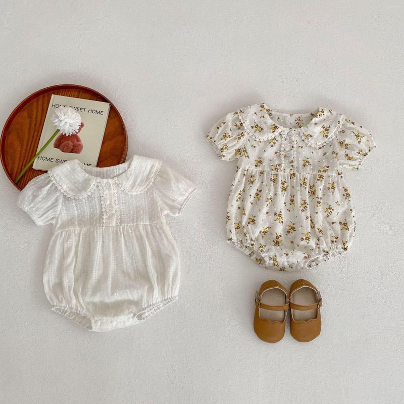 Rompers Ins Summer Girl Baby Cute Flower Print Lace Princess Romper Boy Infant Solid Cotton Short Sleeve Onesie Born Fashion, White
Rompers Ins Summer Girl Baby Cute Flower Print Lace Princess Romper Boy Infant Solid Cotton Short Sleeve Onesie Born Fashion, White