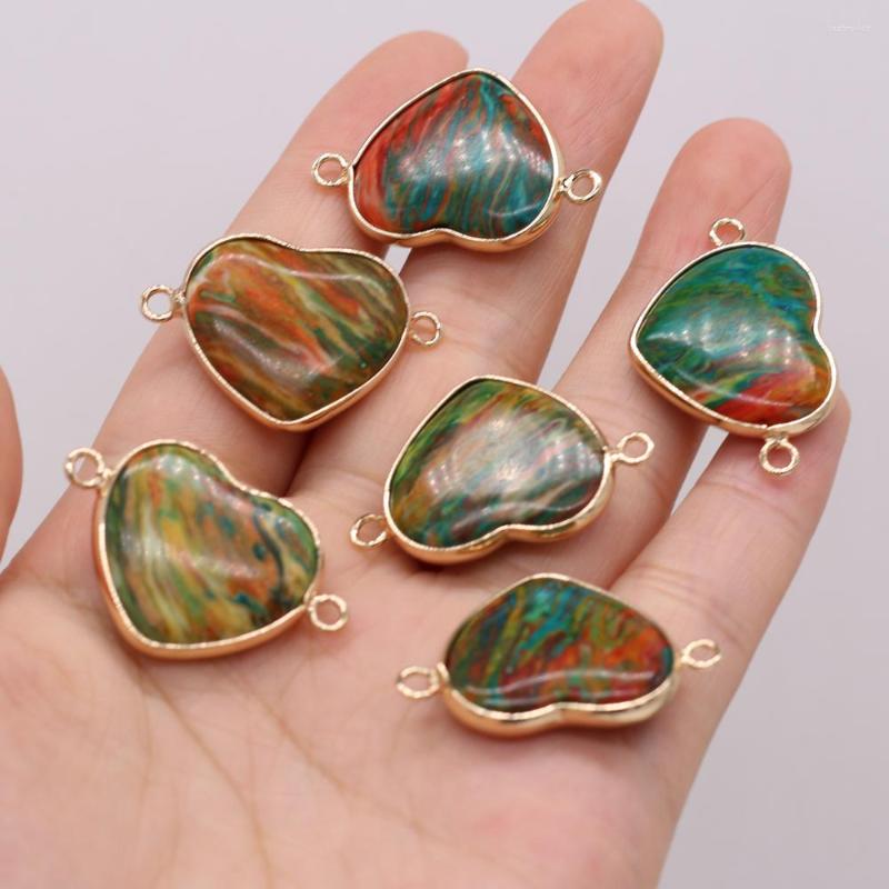 Pendant Necklaces Natural Stone Emperor Heart Gold-plated Connector For Jewelry Making DIY Accessories Charms Gift 22x32mm
Pendant Necklaces Natural Stone Emperor Heart Gold-plated Connector For Jewelry Making DIY Accessories Charms Gift 22x32mm