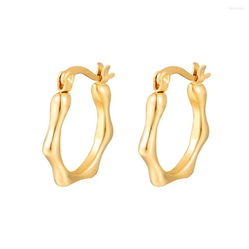Hoop Earrings 316L Stainless Steel Unusual High Quality Metal Geometric Gold Color Texture Waterproof Jewelry Office Gift
Hoop Earrings 316L Stainless Steel Unusual High Quality Metal Geometric Gold Color Texture Waterproof Jewelry Office Gift