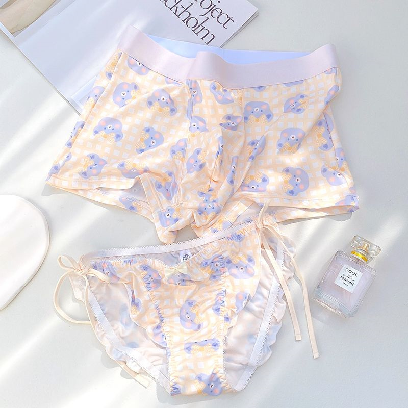 Women's Panties Cartoon Bear Couple Underwear Women Men's Boxers Panties Printing Briefs Ropa Interior Femenina Sexy Bandage Female Briefs Love 230420
Women's Panties Cartoon Bear Couple Underwear Women Men's Boxers Panties Printing Briefs Ropa Interior Femenina Sexy Bandage Female Briefs Love 230420