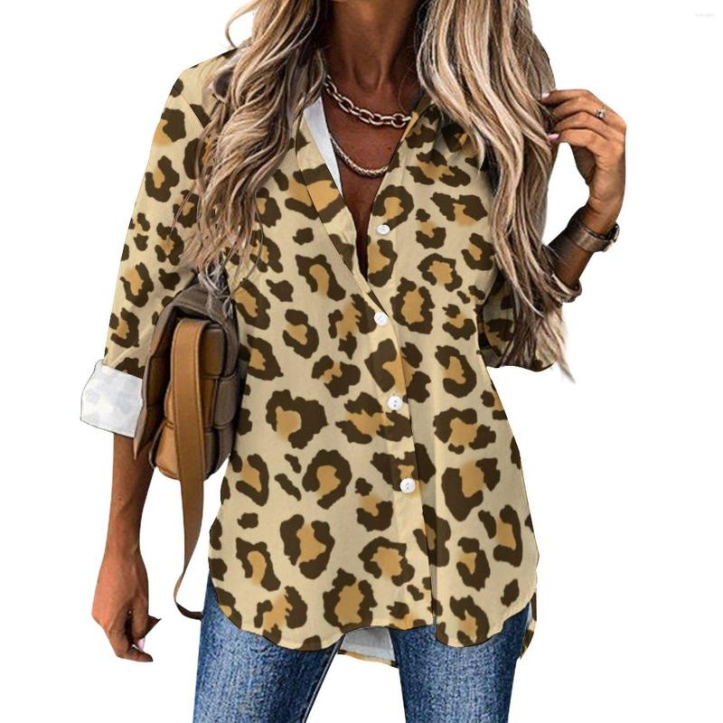 Women' Blouses Gold Leopard Blouse Animal Print Office Custom Casual Female Streetwear Shirts Spring Long-Sleeve Oversized Tops, Style
Women' Blouses Gold Leopard Blouse Animal Print Office Custom Casual Female Streetwear Shirts Spring Long-Sleeve Oversized Tops, Style