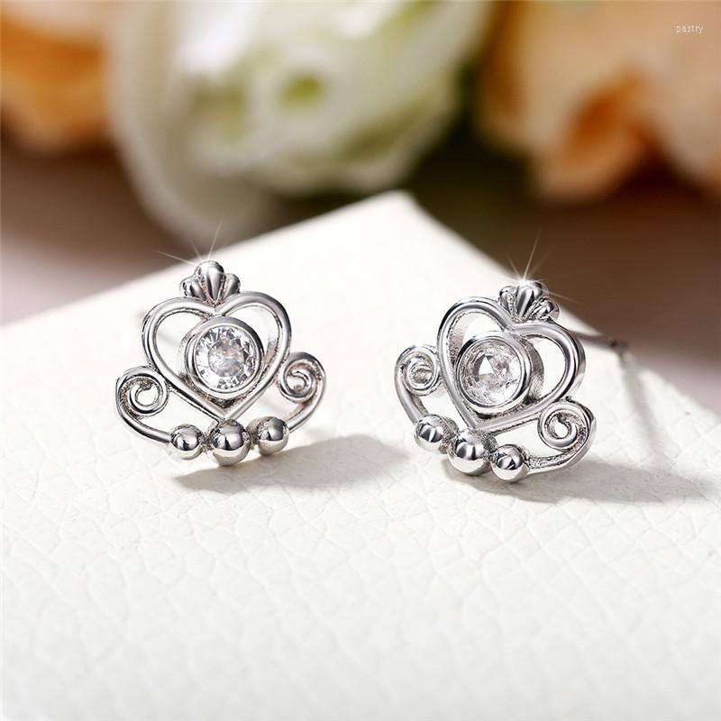 Stud Earrings Huitan Delicate Crown For Women Silver Color/Rose Gold Color Romantic Bridal Wedding Fashion Jewelry
Stud Earrings Huitan Delicate Crown For Women Silver Color/Rose Gold Color Romantic Bridal Wedding Fashion Jewelry