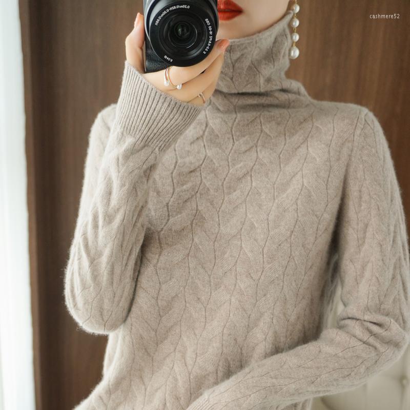 Women's Sweaters Autumn And Winter Twist Pile Turtleneck Sweater Women With Thick Loose Pullover Solid Color Knitted Bottoming Shirt, Violet
Women's Sweaters Autumn And Winter Twist Pile Turtleneck Sweater Women With Thick Loose Pullover Solid Color Knitted Bottoming Shirt, Violet