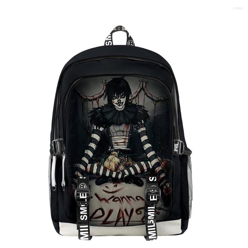 Backpack Creepypasta Merch Zipper School Bag Unique Daypack 2023 Casual Traval Oxford Cloth, 3d
Backpack Creepypasta Merch Zipper School Bag Unique Daypack 2023 Casual Traval Oxford Cloth, 3d